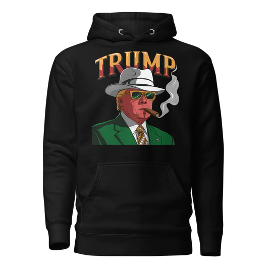 Donald Trump Black Cotton Hoodie Unisex